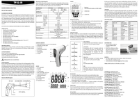 Thumbnail of document Manual - TP31 Infrared Thermometer
